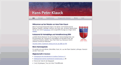 Desktop Screenshot of hpklauck.de